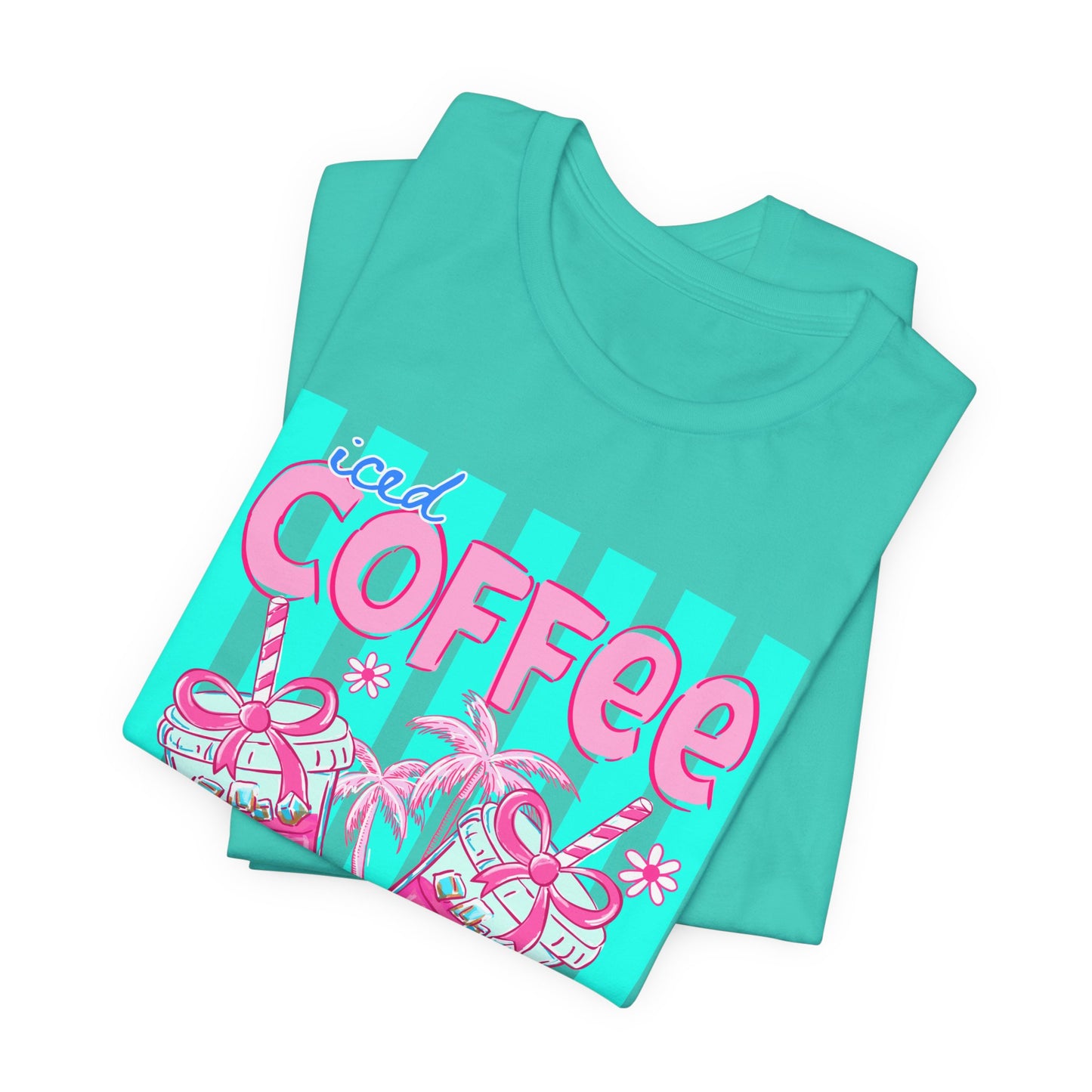 Coffee & Sunshine T-Shirt — Iced Coffee Sunshine Graphic Tee