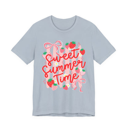 Sweet Summer Time T‑Shirt — Strawberry Graphic Tee