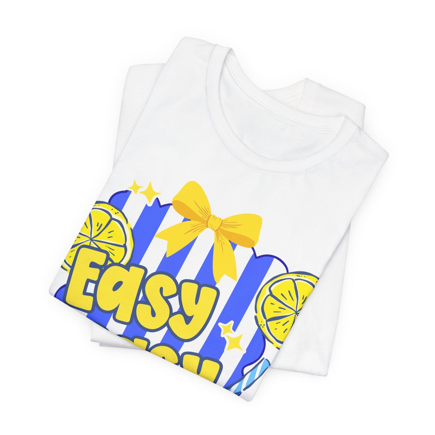 Easy Peasy Lemonade Tee — Bright Retro Summer T-Shirt