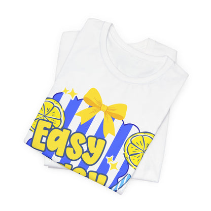 Easy Peasy Lemonade Tee — Bright Retro Summer T-Shirt