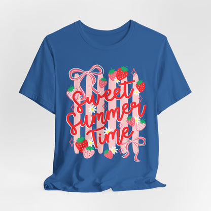 Sweet Summer Time T‑Shirt — Strawberry Graphic Tee