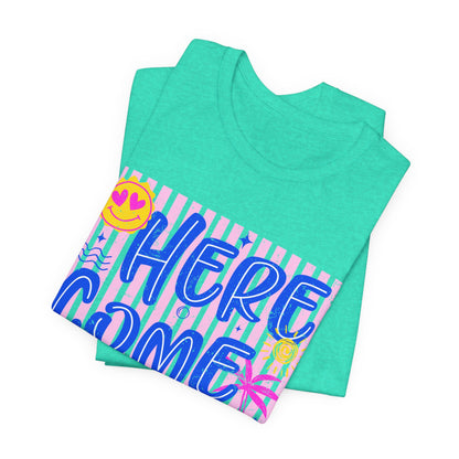 Here Come the Sun T-Shirt - Retro Summer Graphic Tee