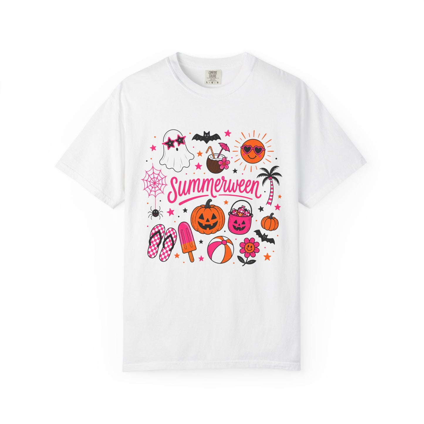 Summerween T-Shirt — Cute Halloween x Summer Graphic Tee