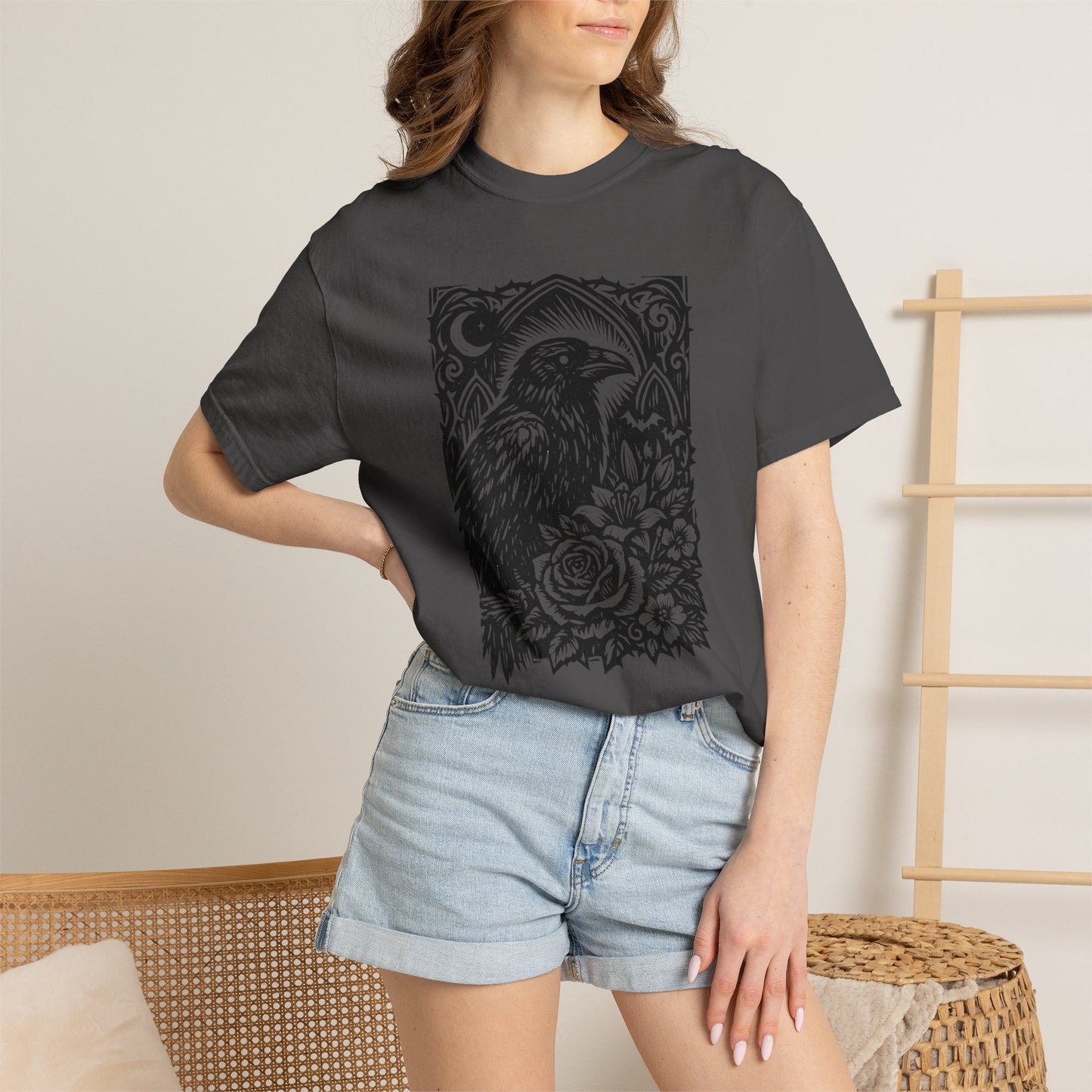 Raven & Roses Graphic T-Shirt