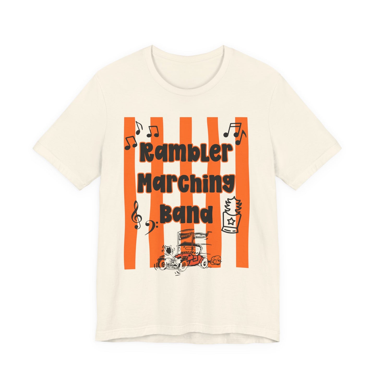 Rambler Marching Band Tee — Stripe Music School Shirt