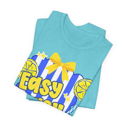 Easy Peasy Lemonade Tee — Bright Retro Summer T-Shirt
