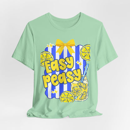 Easy Peasy Lemonade Tee — Bright Retro Summer T-Shirt