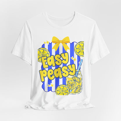 Easy Peasy Lemonade Tee — Bright Retro Summer T-Shirt