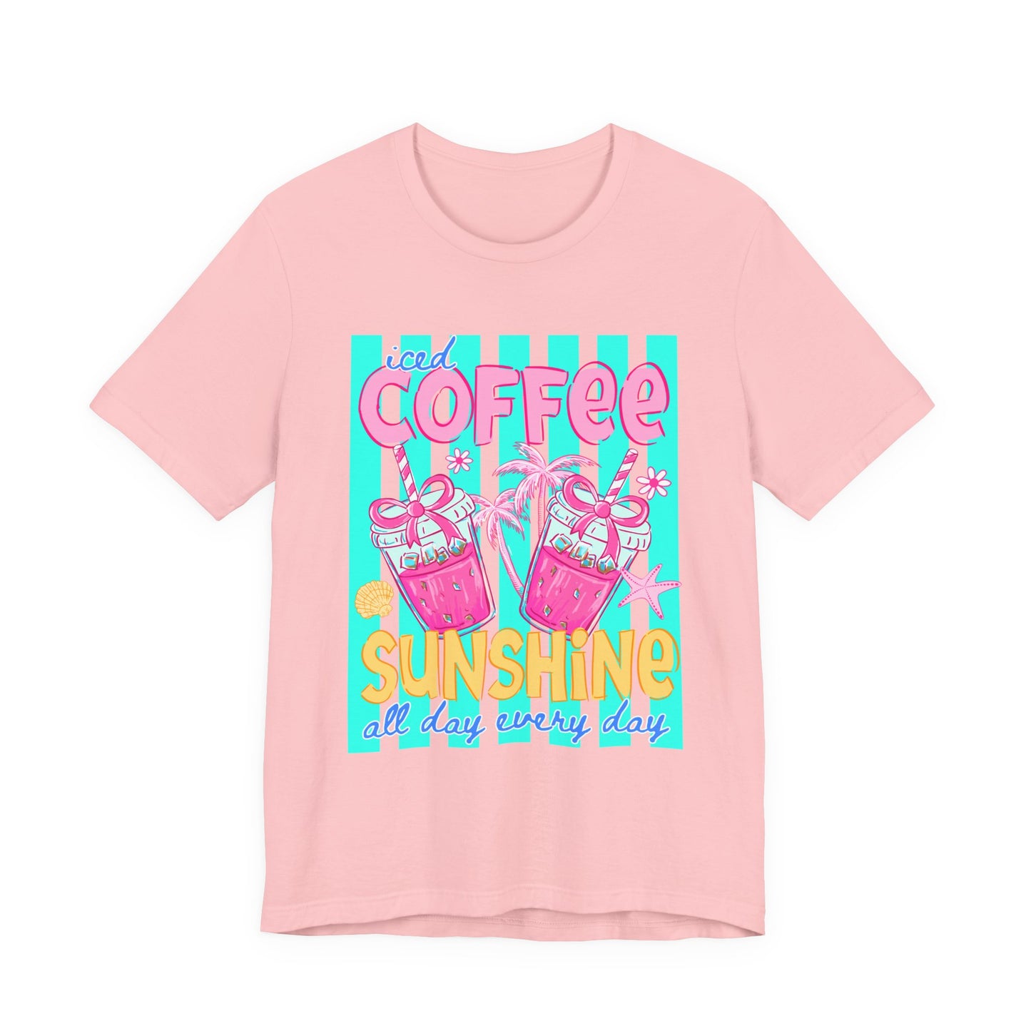 Coffee & Sunshine T-Shirt — Iced Coffee Sunshine Graphic Tee