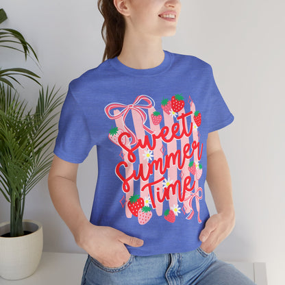 Sweet Summer Time T‑Shirt — Strawberry Graphic Tee