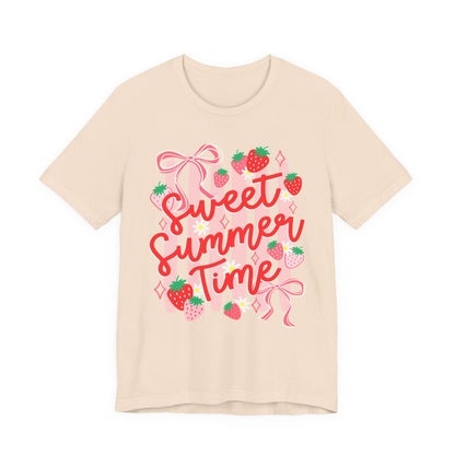 Sweet Summer Time T‑Shirt — Strawberry Graphic Tee