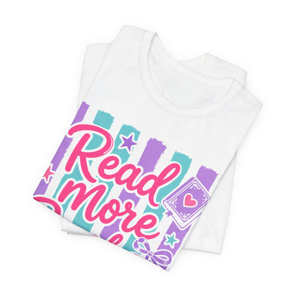 Read More Books T-Shirt — Cute Pastel Reading Tee for Book Lovers