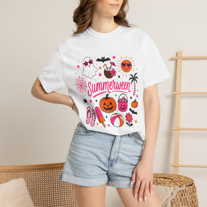 Summerween T-Shirt — Cute Halloween x Summer Graphic Tee