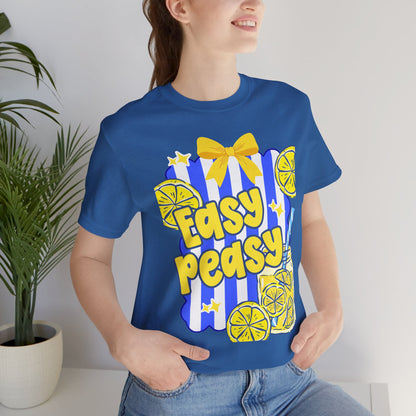 Easy Peasy Lemonade Tee — Bright Retro Summer T-Shirt