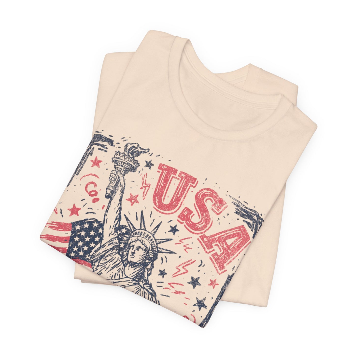 USA 250 Statue of Liberty T-Shirt – American Flag Independence Day Tee