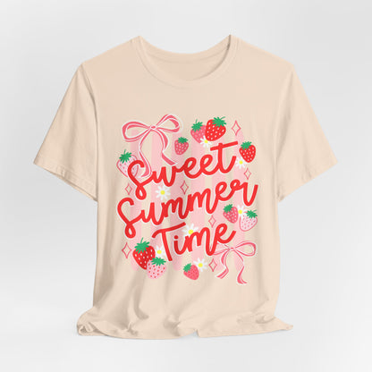 Sweet Summer Time T‑Shirt — Strawberry Graphic Tee
