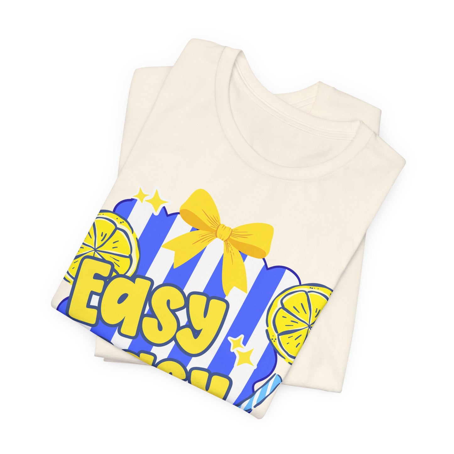 Easy Peasy Lemonade Tee — Bright Retro Summer T-Shirt
