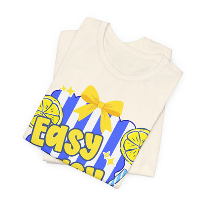 Easy Peasy Lemonade Tee — Bright Retro Summer T-Shirt