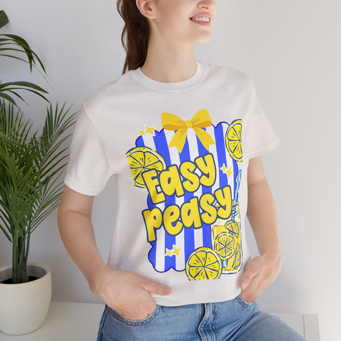 Easy Peasy Lemonade Tee — Bright Retro Summer T-Shirt