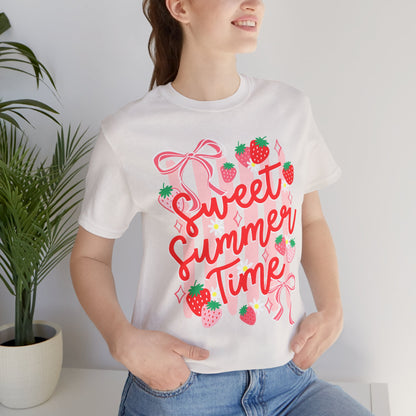 Sweet Summer Time T‑Shirt — Strawberry Graphic Tee