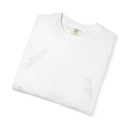 Vintage Distressed White T-Shirt — Subtle Worn-Fade Graphic Tee