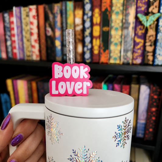Book Lover 3D Printed Straw Topper